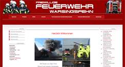 Desktop Screenshot of feuerwehr-warsingsfehn.de